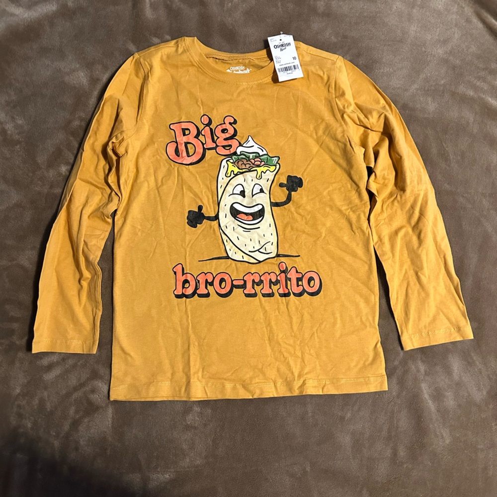 Oshkosh “Big Bro-rrito” Graphic Long Sleeve